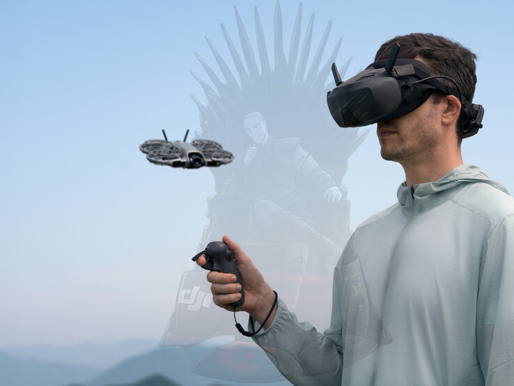 The DJI Neo 2 being flown with a pair of DJI Goggles N3. (Image source: via Igor Bogdanov)