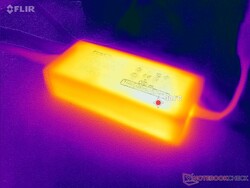 AC adapter reaches over 31 C when running demanding loads