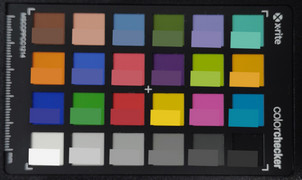 ColorChecker: The reference color is displayed in the bottom half of each patch.