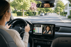 Lamtto RC38 2 in 1 baby car camera and wireless CarPlay adapter