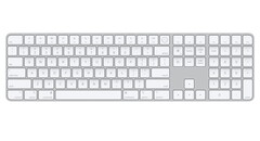 The Magic Keyboard with Touch ID is available with and without a numeric keypad. (Image source: Apple)