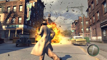 Pictured: A gameplay screenshot from Mafia II (Classic).