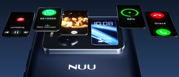 The Nuu B40's Vista Display can be used for various functions. (Image source: Nuu)