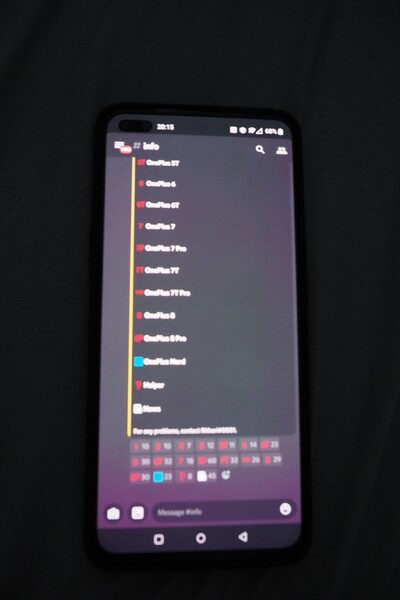 Other examples of the display tinting issue affecting some OnePlus Nord handsets. (Image source: u/Jisifus)