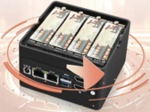 Four M.2 2280 storage slots make this a potent NAS in a form factor similar in size to an Intel NUC (Image Source: CWWK)