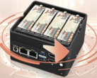 Four M.2 2280 storage slots make this a potent NAS in a form factor similar in size to an Intel NUC (Image Source: CWWK)