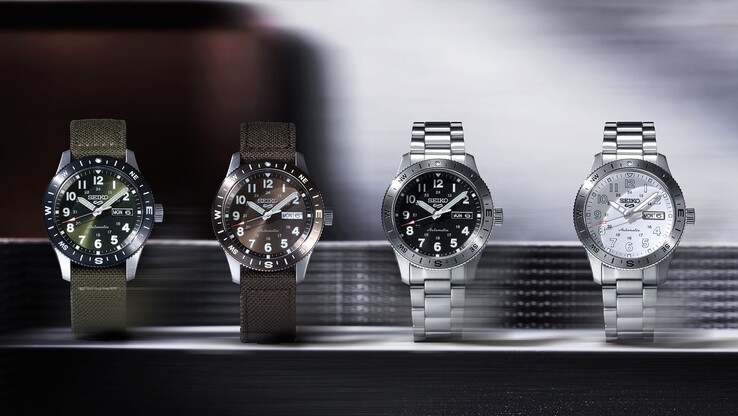 Seiko Sports 5 Field Series (From left: HDB008, HDB009, HDB006, HDB007)