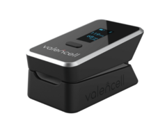 The Valencell fingertip blood pressure monitor can connect to your smartphone via Bluetooth. (Image source: Valencell)
