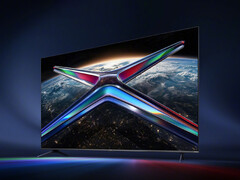 The 55-inch model has 432 color control zones. Pictured: a promo picture showcasing the front of the TV.