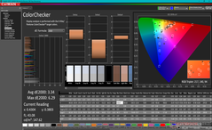 ColorChecker before calibration