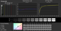 CalMAN - Grayscale (calibrated)