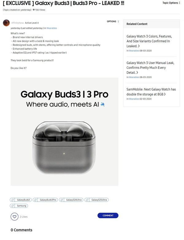 (Image source: Samsung Community via @chunvn8888)
