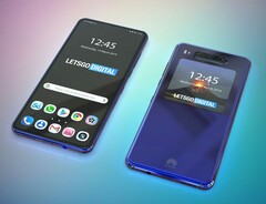 Early rumors claimed the Mate 30 Pro would feature a rear secondary display. (Source: LetsGoDigital)