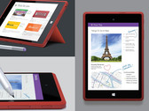 Promotional material showing the cancelled Microsoft Surface Mini. (Source: Twitter | @evleaks)