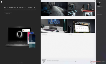 My Alienware homescreen