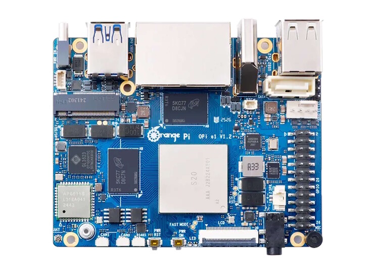 An uncommon feature for an SBC: A dedicated SATA connector is included