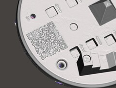 Some detail lost in 3D scan as seen with the barcode