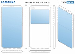 Renders based on the Samsung dual display phone (Source: LetsGoDigital)