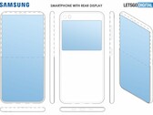 Renders based on the Samsung dual display phone (Source: LetsGoDigital)
