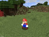 A Minecraft mod runs the engine of the classic Super Mario 64 Jump 'n' Run (Image: pdxdylan)