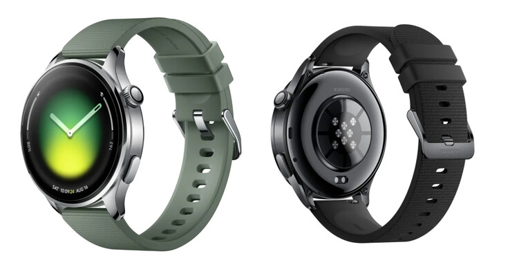 The Xiaomi Watch 5's two expected global launch colours.