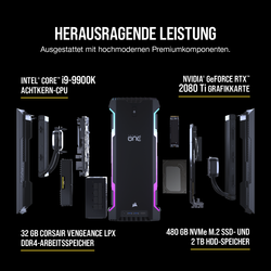 podning Meander Skalk Corsair One i160 Gaming PC Review: A 12 litre machine with a Core i9-9900K  and RTX 2080 Ti - NotebookCheck.net Reviews