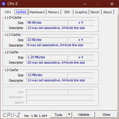 CPU-Z Caches