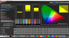 CalMAN ColorChecker warm