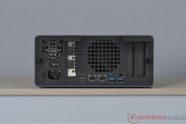 Minisforum MS-02 Ultra - Connections on the rear panel