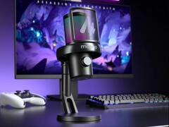 The DM40 Pro wireless microphone from Maono comes in black (Pictured) and white color options. (Image source: Maono)