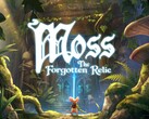 The official promotional artwork for Moss: The Forgotten Relic.