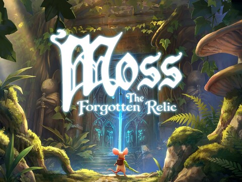 The official promotional artwork for Moss: The Forgotten Relic.