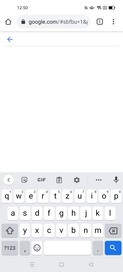 Oppo Find X3 Neo - keyboard in portrait mode
