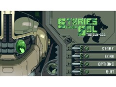 A screenshot of the main menu from Stories from Sol: The Gun-Dog. (Image Source: Steam)