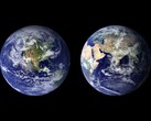 An image showing the Earth from two angles. (Image source: Pixabay)