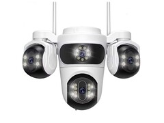 The WQQ890-XM-2 sports a total of three security cameras in one device