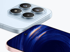 Xiaomi HyperOS 3 rollout is almost complete. Pictured: HyperOS 3 picture on the screen of Xiaomi 17 with a phone beside it.