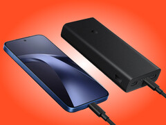 Xiaomi's new power bank has a plastic body with a 'spark-texture' finish.