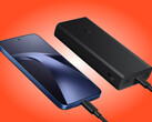 Xiaomi's new power bank has a plastic body with a 'spark-texture' finish.