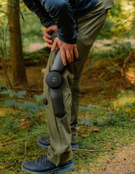 The assist level can be adjusted by two buttons near the knee (Image source: Skip)