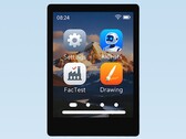 The compact Waveshare development board features an integrated touch display