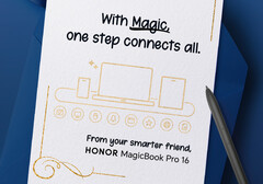 The MagicBook 16 Pro will likely use Intel Meteor Lake processors of some kind. (Image source: Honor)