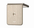 Motorola has borrowed from the Edge 50 Ultra with this wood version of the Razr 60 Ultra. (Image source: via Evan Blass)