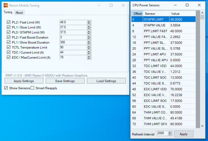 RMT interface