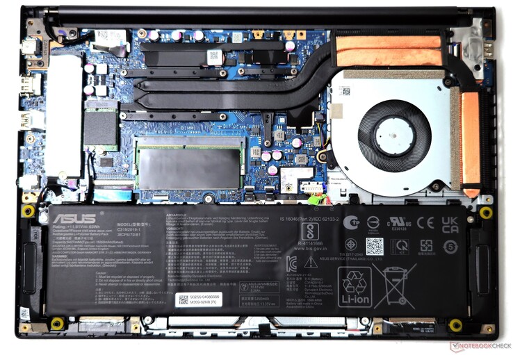 Asus VivoBook 14X OLED: Internals