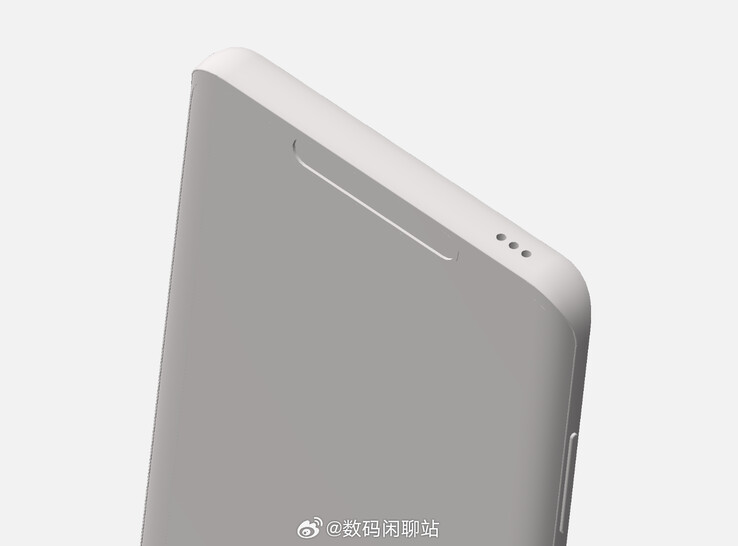 The "Mate 60 RS" in render form. (Source: Digital Chat Station via Weibo)