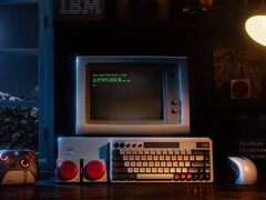 The 8BitDo Retro 68 Keyboard - NES 40th Limited Edition is an all-metal keyboard with a 68-key layout. (Image source: 8BitDo)