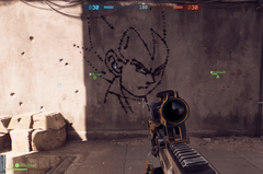An in-game sketch of Dragon ball Z's Vegeta in Battlefield 6 (image source: Reddit)