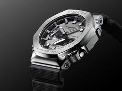 A close up of the Casio G-Shock x Mandalorian collab dial.