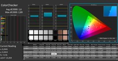 CalMAN: ColorChecker (calibrated)